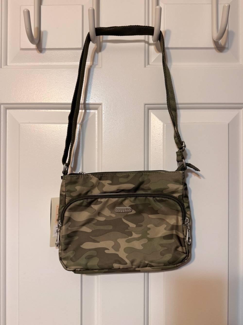 Baggallini Olive Camo Crossbody Bag